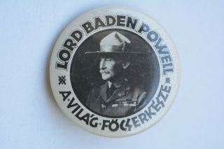 1933 Jamboree Hungary,  Lord Baden Powell badge 2