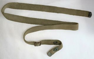 Wwii Us Army Usmc M1 Carbine Service Rifle Sling Olive Drab " D " Tip 1