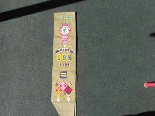 Eagle Scout Merit Badge Sash with 22 Merit Badges and 25 Other Plus Eagle Badge 2