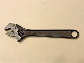 Vintage 6 " Crescent Adjustable Wrench Jamestown N.  Y.