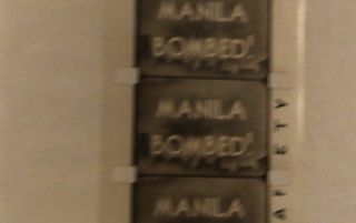WWII Newsreel 16mm MacArthur Manila Bombed 3