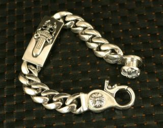 Rare 100 925 Solid Silver Bracelet Fashion Limited Edition Statue Noble Gift