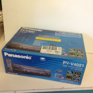 Vintage 2001 Panasonic Pv - V4021 4 Head Video Cassette Recorder Vhs