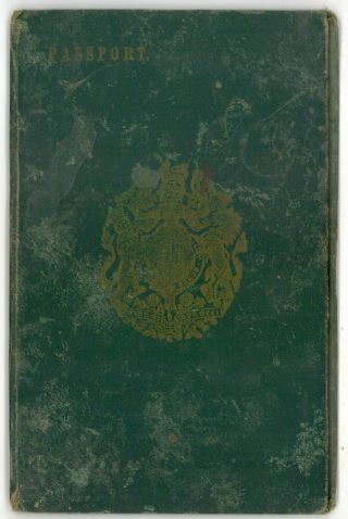 British India Empire Passport - 1919 - Issued Bombay - Government Of Bombay