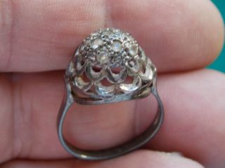 Vintage Hand Made Silver Ring Metal Detecting Detector Finds