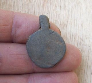 Medieval Cloth Seal Tuchplombe Lakenlood with Tree Metal Detecting Find 2