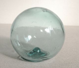 3 Inch Authentic Vintage Japanese Handmade Blown Glass Ball For Fishing Float