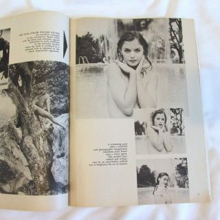 1957 FIRST RARE Peter Basch ' s Photo Ideas Nudes Pin - up Julie Newmar Kim Novak 3