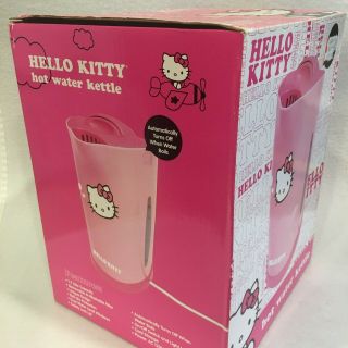 Hello Kitty Tea Kettle Hot Water Pot Pink Electric Auto - Off