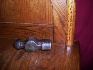 Vintage Large Ball Peen Hammer Head 5 " Blacksmith Forging Tool 2 Lb