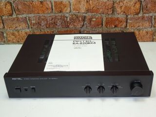 Rotel Ra - 820bx4 Vintage Built In Mm - Mc Phono Stage Integrated Stereo Amplifier