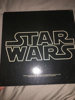 Star Wars 2 Lp Orig 1977 John Williams,  Poster/insert Scarce Vinyl 2t541