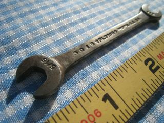 Vintage Plomb 5/16 " 1/4 " 3018 1a Open - End Wrench 1940s Plumb Plvmb Usa
