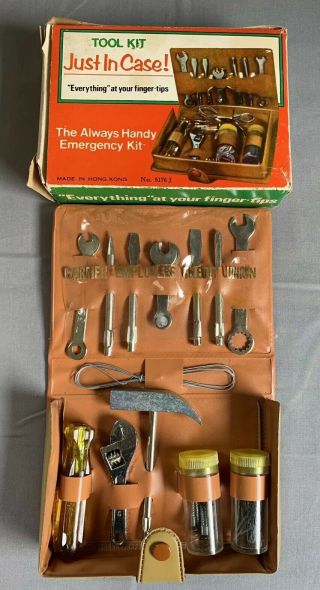 Vintage Mini Tool Kit Just In Case No.  5176 J Carrier Employees Credit Union
