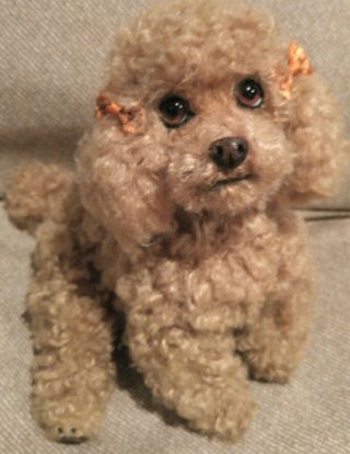 13 " Ooak_very_pose Able_realistic_white_poodle_puppy_dog_soft Sculpture
