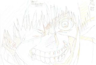 Anime Genga Not Cel Tokyo Ghoul 4 Pages 2
