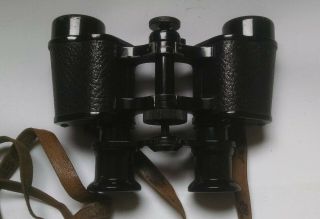 Vintage E Leitz Wetzlar 6 X L16 Binoculars Serial 122102 W/leather Case