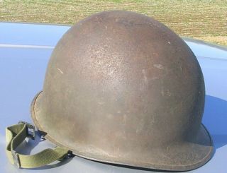 Ww2 U.  S.  Front Seam Helmet
