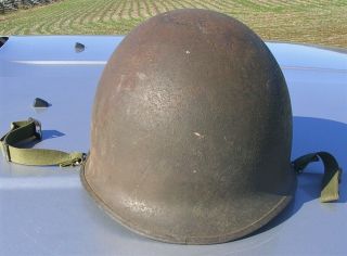 WW2 U.  S.  Front seam helmet 2