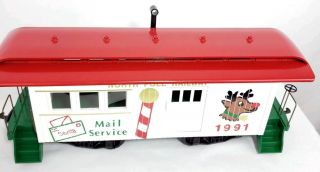 KALAMAZOO Vtg Trains Santa Mail Service,  Santa Frosty,  Stone Pickels 3 CARS 3