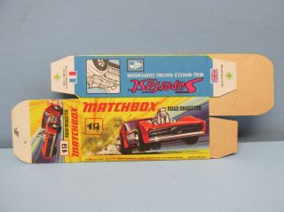 Matchbox Superfast 19b Broad Dragster “i Box” Unfolded C10