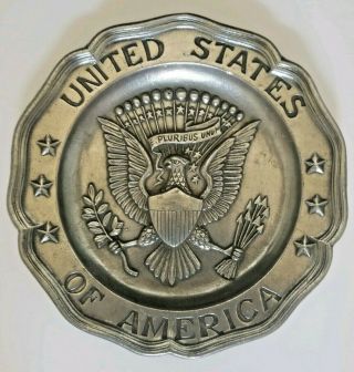 Usa Sexton 1972 5011 United States Of America Pewter Plate Eagle