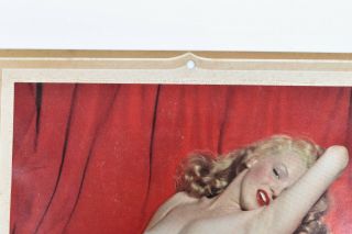 Marilyn Monroe 1956 Complete Golden Dreams Calendar Playboy Nude 9.  5 