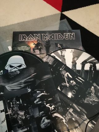 Iron Maiden A Matter Of Life And Death X2 Picture Disc Set Lp