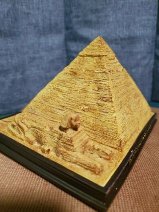 Large Scale Pyramid Of Giza Egypt Souvenir Building Monument Architecture Model