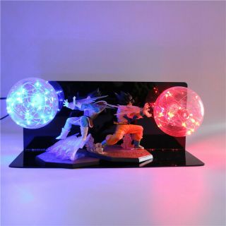 Dragon Ball Z Dbz Figures Son Goku Vegeta Figurine 3d Lamp Anime Figure Co