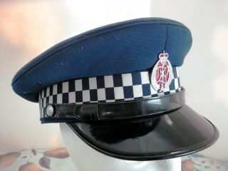 Vintage Obsolete Zealand Police Uniform Hat -