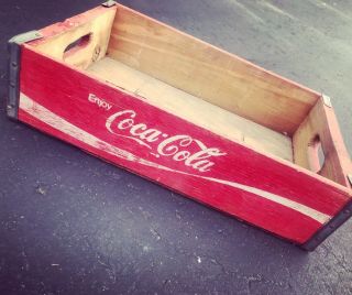 6 Vintage 1978 Red Coke Coca Cola Wood Soda Pop Case Crate Viking Bottling Co