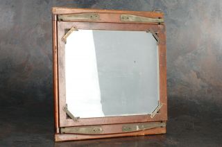 :vintage Wooden 8x10 Spring Film Back W/ Ground Glass - 12 X 12 " Frame