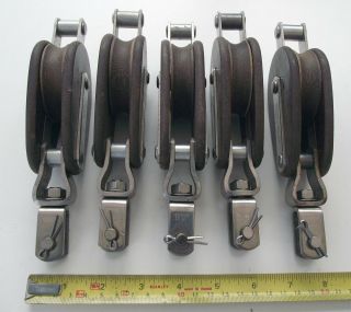 Vintage Main Marine 7b - Se Traditional Pulleys Made In England As Seen In Images
