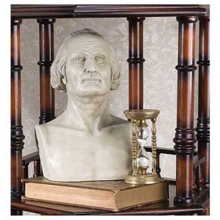12 " American President George Washington Bust Sculpture Statue