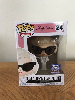 Funko Pop Icons Hollywood Marilyn Monroe 24 Exclusive.  Limited Edition