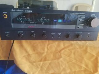 Vintage Fisher Integrated Stereo Amplifier Model Ca - 880 Great.