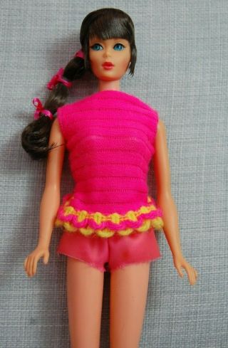 Vintage Barbie Side Ponytail Talking Barbie Tnt Body