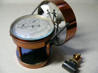 A Vintage Anemometer/air Meter By J.  Casartelli & Son,  Manchester -