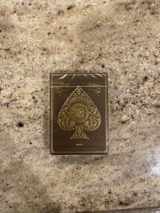 Gold Edition Artisan Playing Cards,  Rare Theory11 Deck (2019)