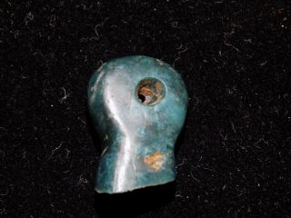 Pre - Columbian Jade Pendant Fragment Bead,  Costa Rica