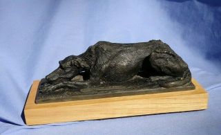 Scottish Deerhound Cc Bronze Massey Dog Le 3/60 Ooak