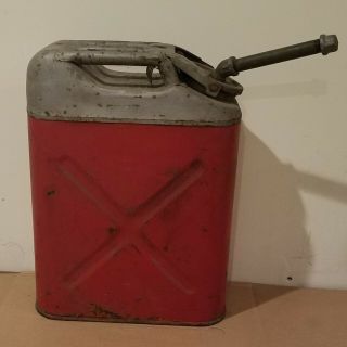 Us Army Ww2 Qmc Usa 1944 Dated Nesco Jerry Can Water Gas Can