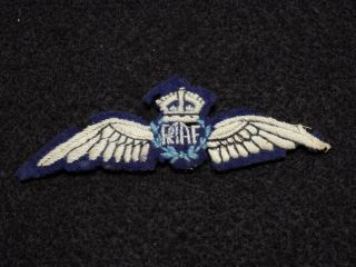 Wwii Royal Australian Air Force Pilot Wings Patch