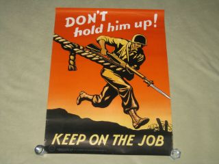 Wwii Workplace Motivational Poster By Chet Miller " Don 