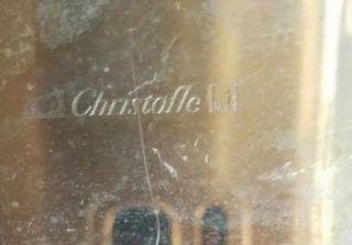 CHRISTOFLE MALMAISON FISH VEGETABLES MEAT SILVERPLATED OVAL TRAY 17 1/2 