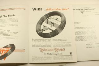 1933 Lamson Goodnow Wickwire Spencer Steel Co Nyc Pamphlets Ephemera P1647k