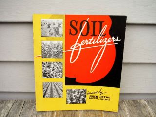 Vintage 1941 John Deere Soil Fertilizers Farm Equipment Brochure