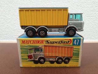 Matchbox Superfast Lesney - No.  47 - Daf Tipper Container Truck 2