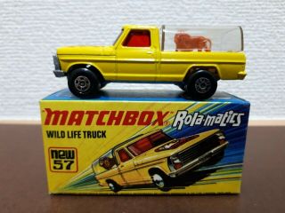 Matchbox Rolamatics Superfast Lesney - No.  57 - Wild Life Truck